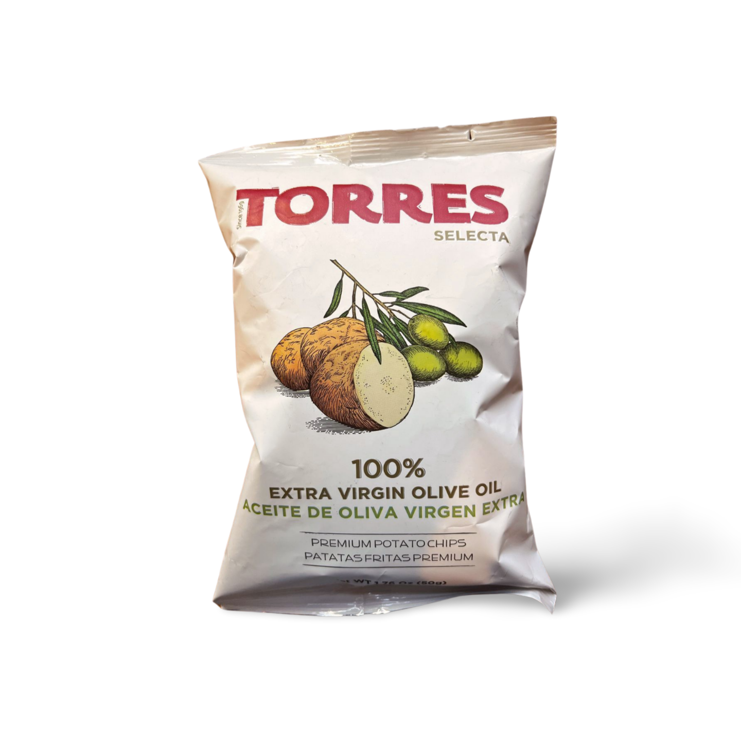 Torres Extra Virgin Olive Oil Premium Potato Chips | South Slope Cheese ...